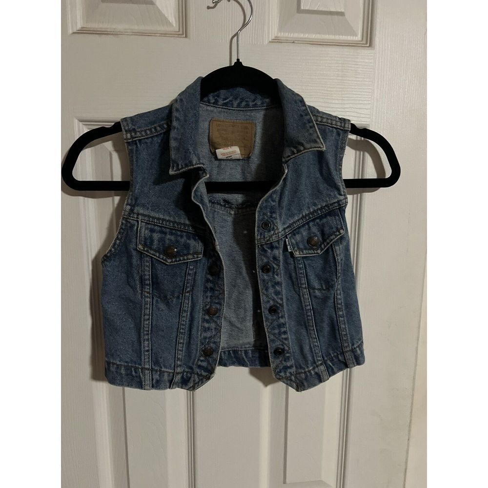 Vintage Levi's Denim Jacket Youth Size 6 WPL 423